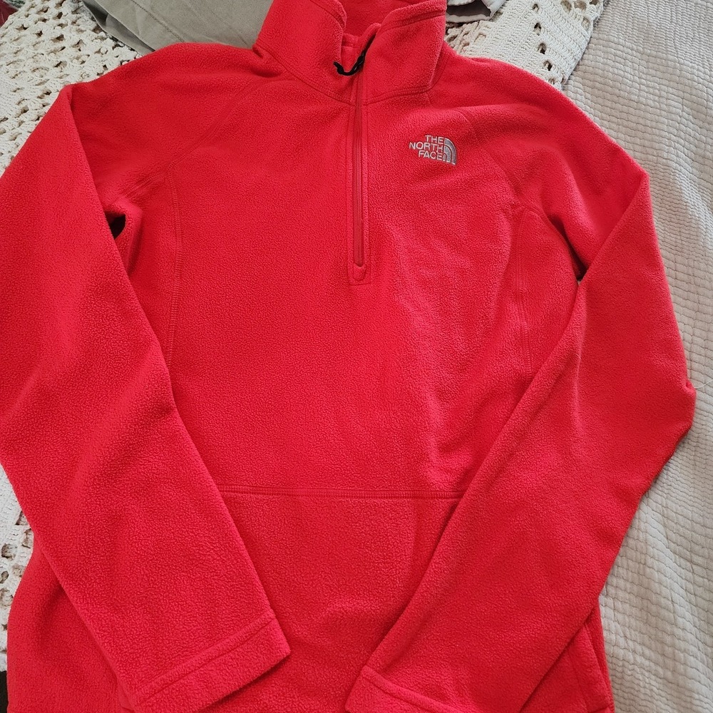 The North Face pullover Fleece Sweatshirt Jacket Women's Size Small 1/4 Zip